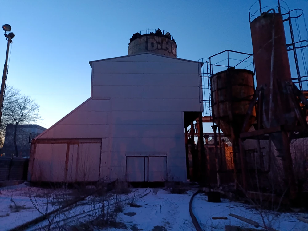 Копёр и стройплощадка ствола