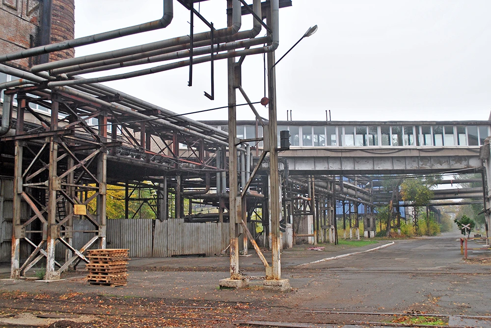 Перехідна міст-галерея з АПК до великого Мартенівського цеху