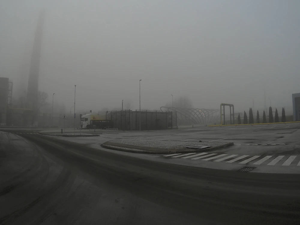 Центральный въезд на предприятие